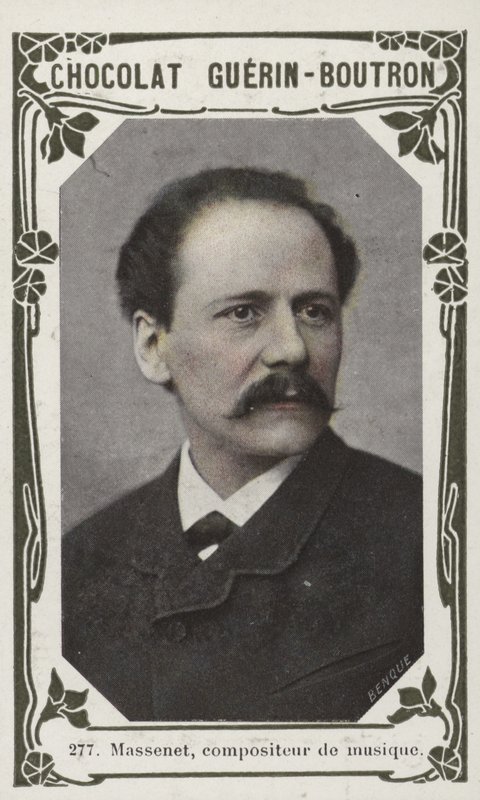 Massenet, musikkkomponist (farget bilde) av French School