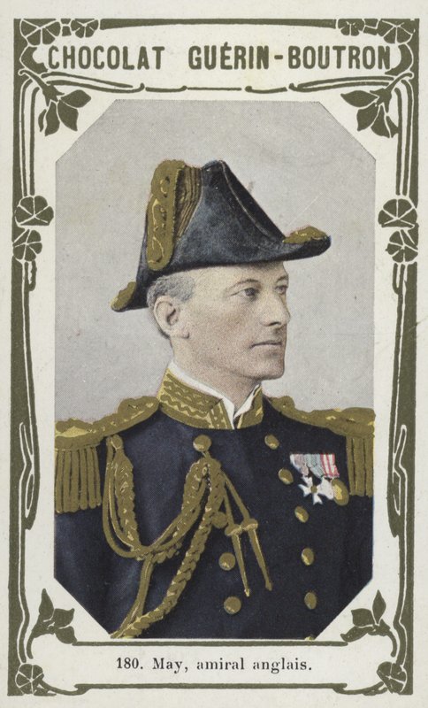 May, britisk admiral (farget bilde) av French School