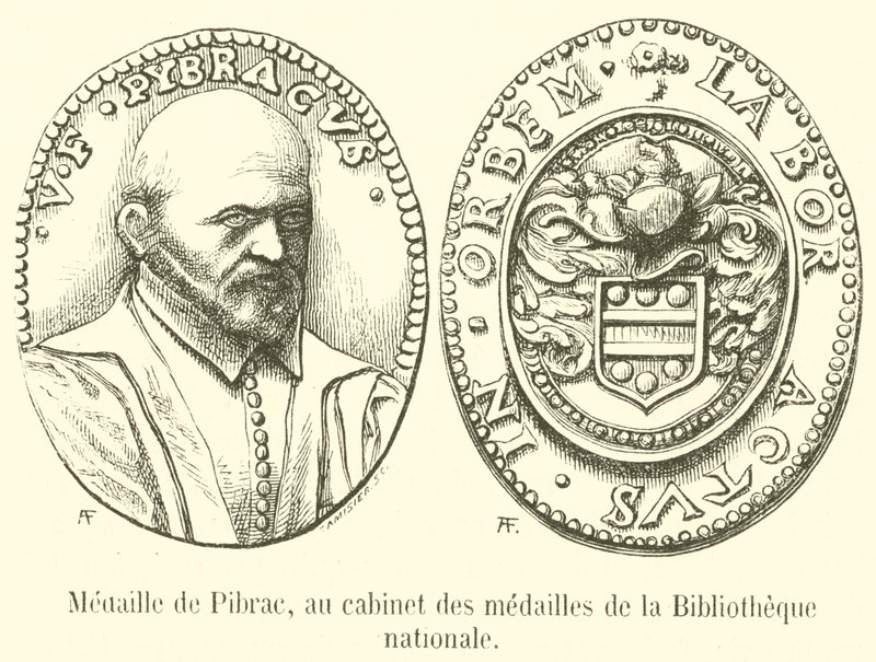 Medal of Pibrac, i kabinettet med medaljer til Nasjonalbiblioteket (gravering) av French School