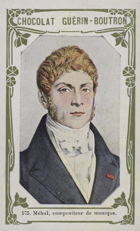 Mehul, musikkkomponist (farget bilde) av French School