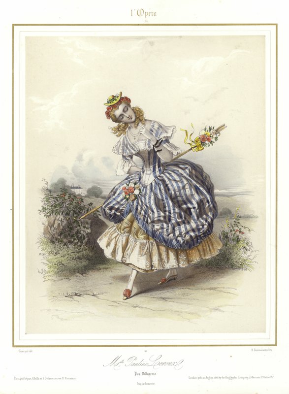 Frøken Pauline Leroux i Pas Villageois de lOpera av French School