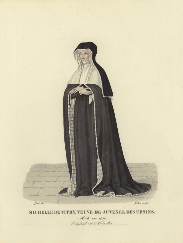 Michelle de Vitry, enke etter Jean Juvenel des Ursins av French School