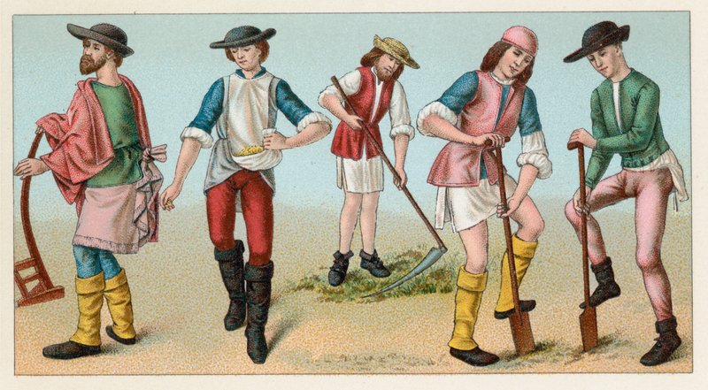 Middelalderdrakt av French School