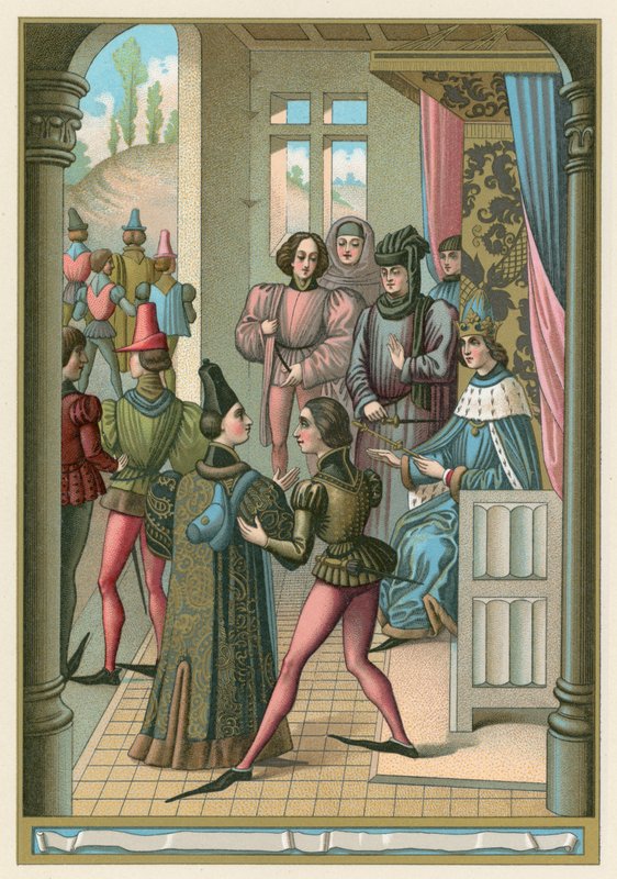 Middelalderdrakt av French School