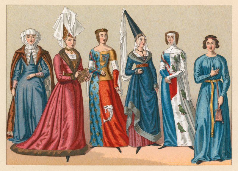 Middelalderdrakt av French School