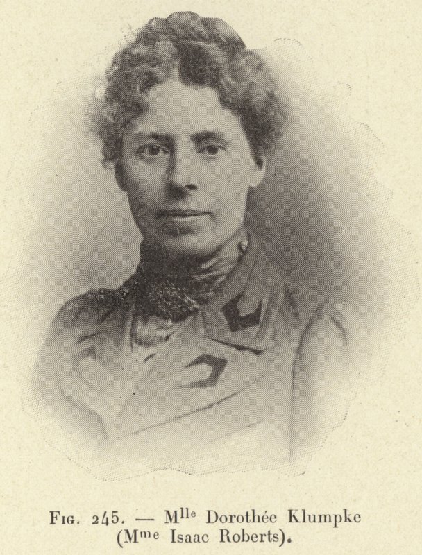 Ms. Dorothee Klumpke (Mrs. Isaac Roberts) (gravering) av French School
