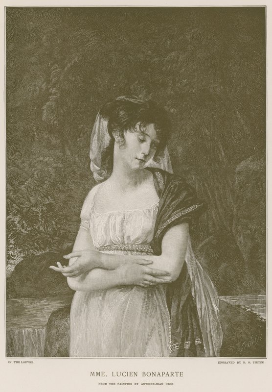 Fru Lucien Bonaparte av French School