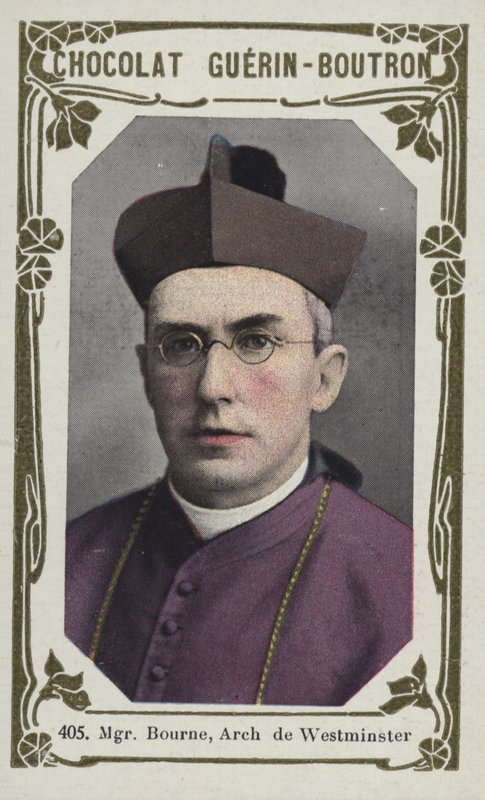 Monseigneur Bourne, Arch de Westminster (farget bilde) av French School