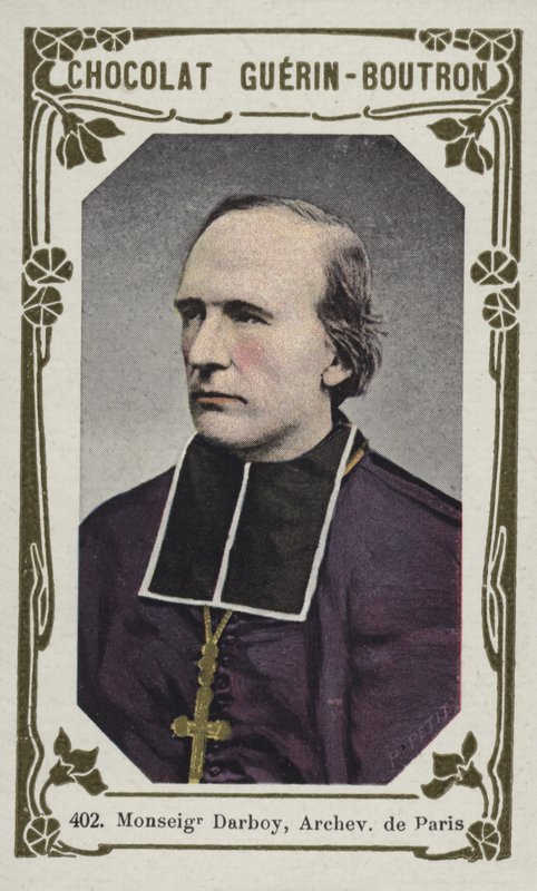 Monsignor Darboy, erkebiskop av Paris (farget bilde) av French School
