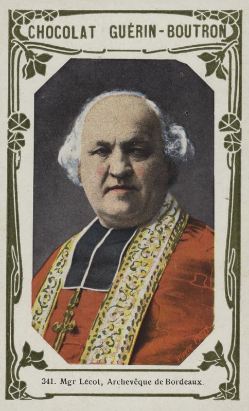 Monsignor Lecot, erkebiskop av Bordeaux (farget bilde) av French School