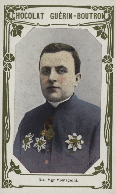 Monseigneur Montagnini (farget bilde) av French School