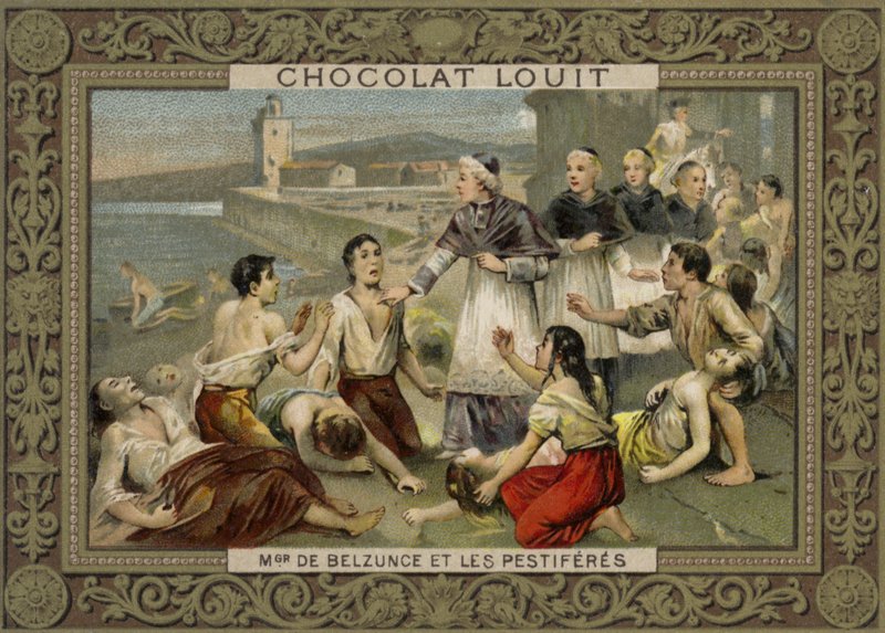 Monsignor de Belsunce, biskop av Marseille og pestofre, 1720 av French School