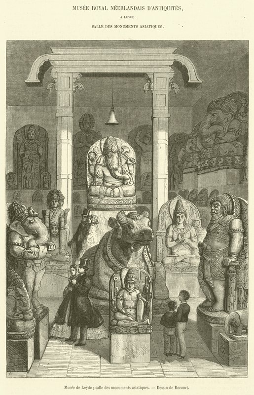 Leiden Museum, Hall of Asian Monuments (gravering) av French School