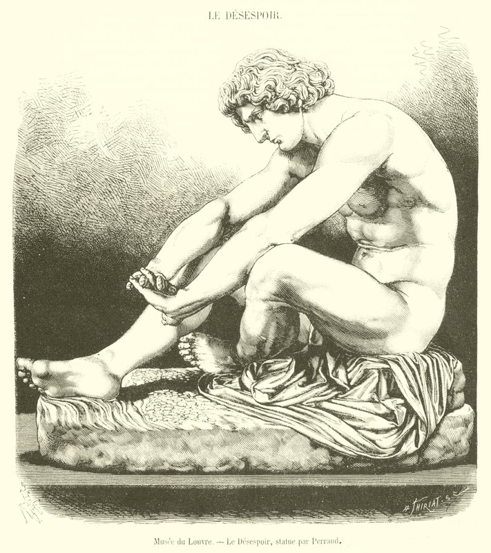 Louvre-museet, Despair (gravering) av French School