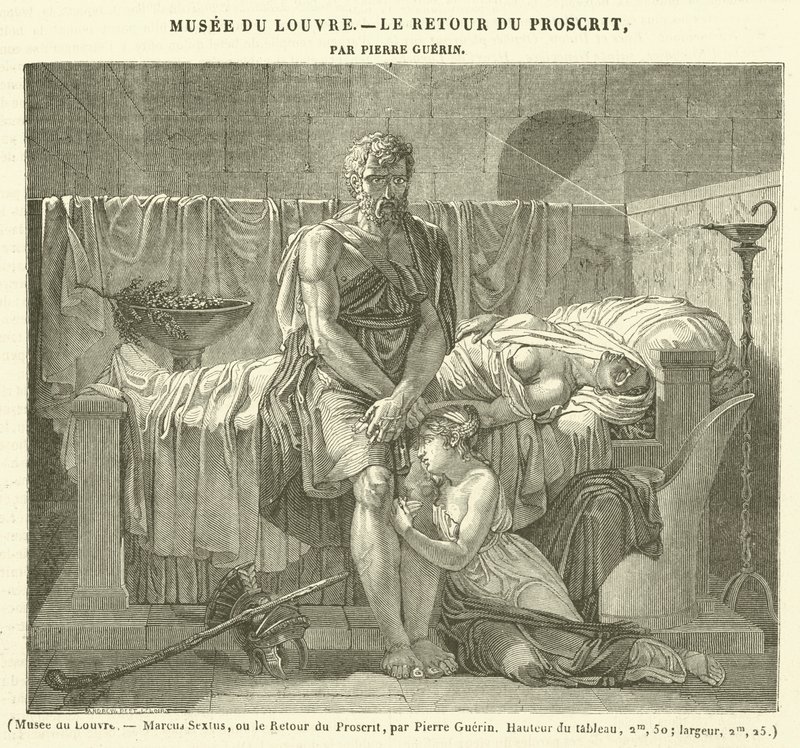 Louvre-museet, Marcus Sextus eller de forbudte tilbake (gravering) av French School