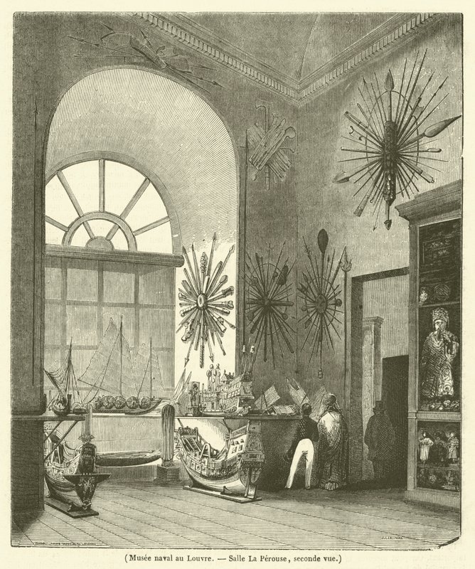 Sjøfartsmuseet ved Louvre, Salle La Perouse, andre visning (gravering) av French School