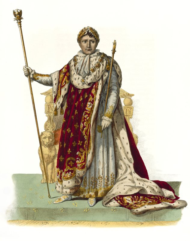 Napoleon Bonaparte av French School