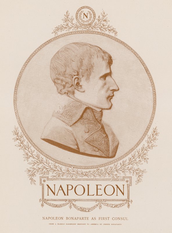 Napoleon Bonaparte som første konsul av French School