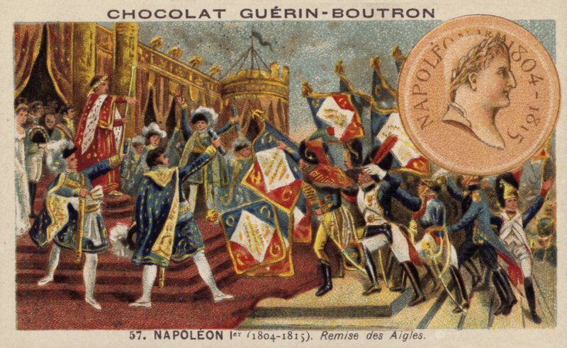 Napoleon og fordelingen av ørnestandardene av French School