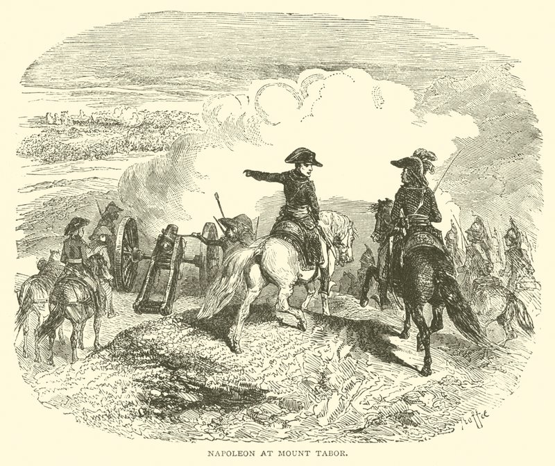 Napoleon ved Tabor-fjellet (gravering) av French School