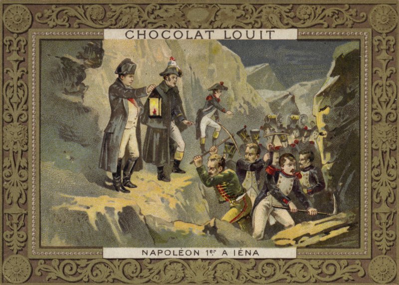 Napoleon i slaget ved Jena, 1806 av French School