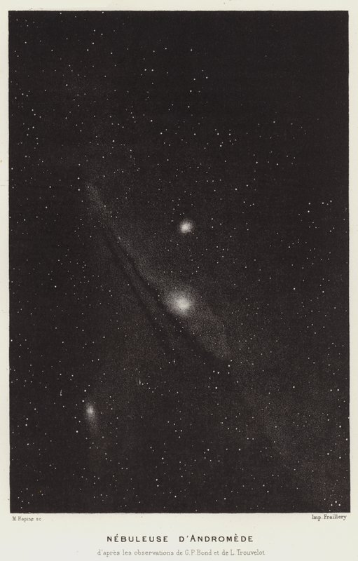 Andromedatåken (litho) av French School