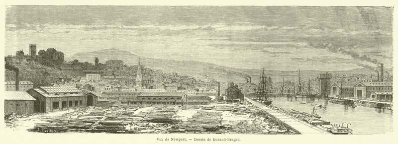 Newport (gravering) av French School