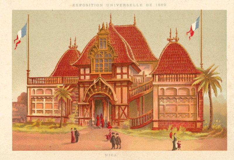 Nica, Verdensutstillingen 1889, Paris av French School