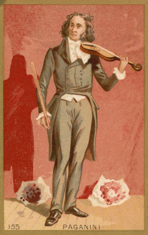Niccolo Paganini , italiensk fiolinist og komponist av French School