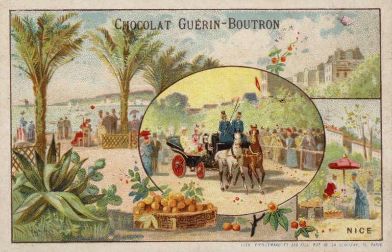 Nice (chromolitho) av French School