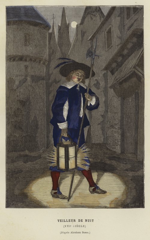 Nattevakt, 1500-tallet av French School