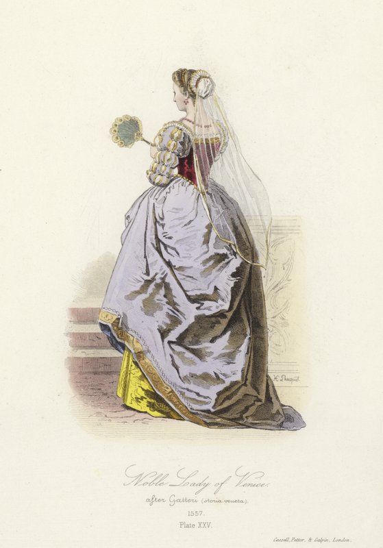 Adelig dame av Venezia av French School
