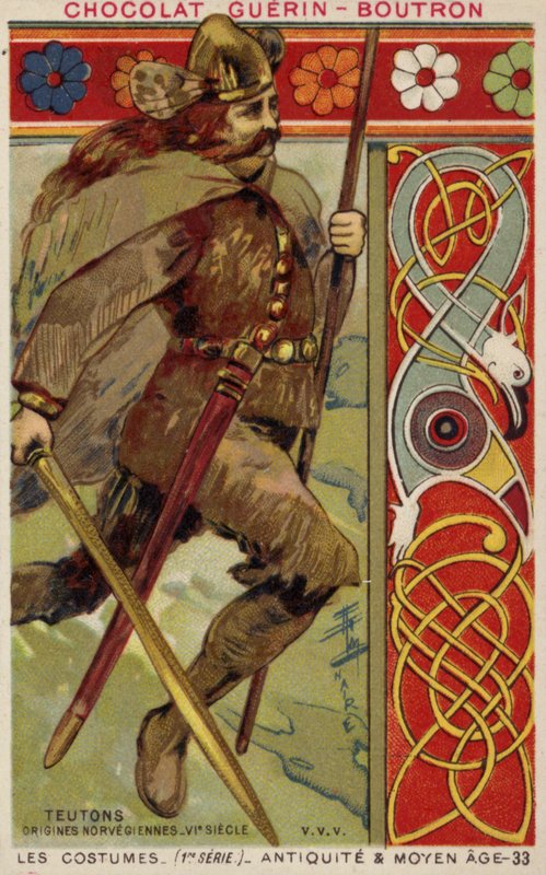 Norsk vikingdrakt, 600-tallet av French School