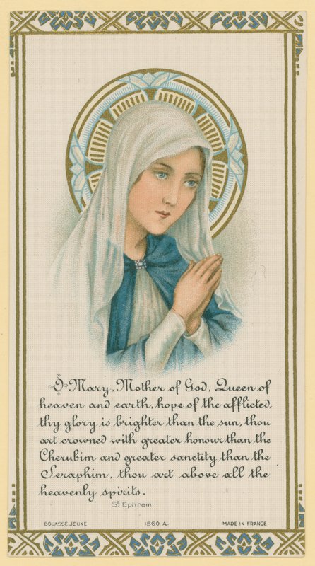 O Maria, Guds mor. Utdrag av skrift av Saint Ephrem av French School