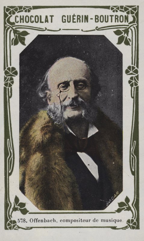 Offenbach, musikkkomponist (farget bilde) av French School
