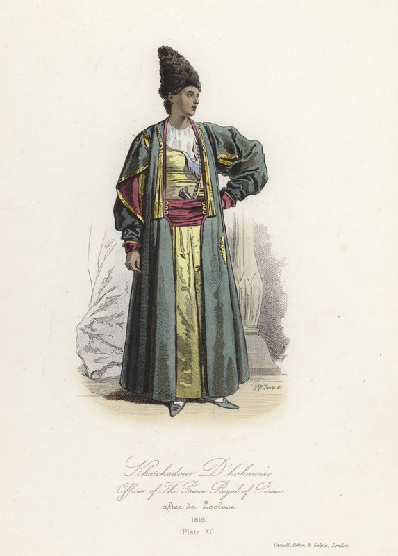 Offiser for Prince Royal of Persia av French School