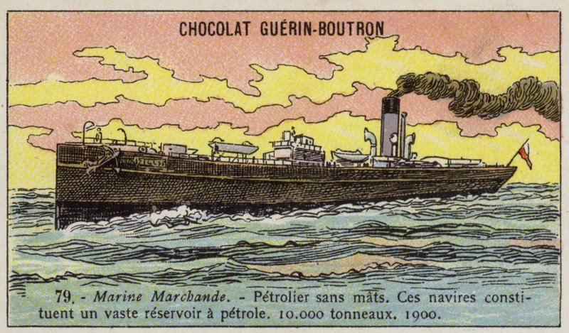 Oljetanker, 1900 av French School