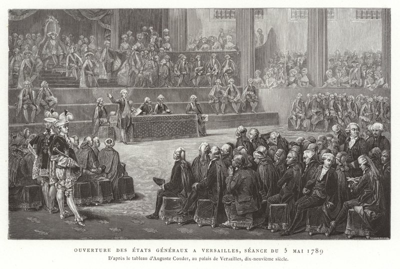 Åpning av General Estates, Versailles, 5. mai 1789 av French School
