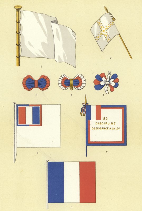 Opprinnelsen til den franske tricoloren av French School