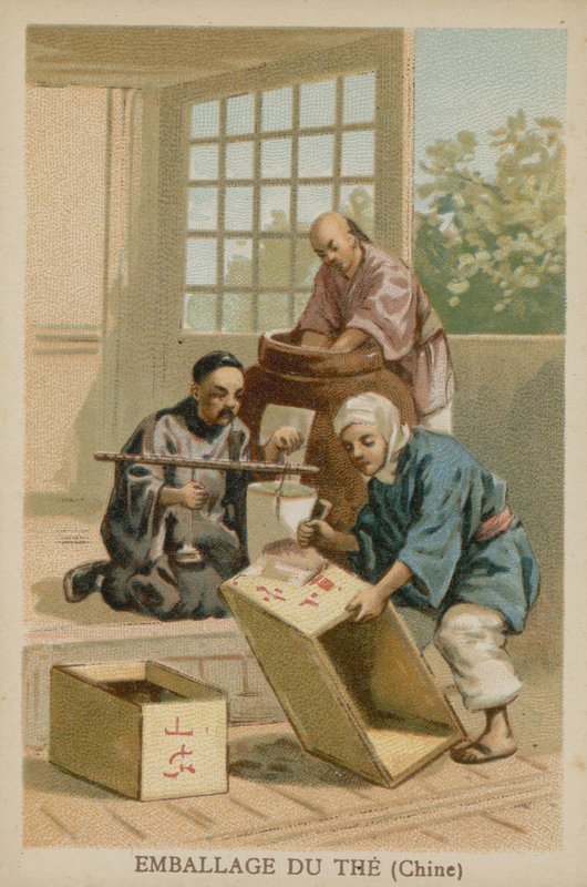 Emballasje te (Kina) av French School