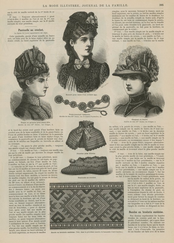 Side fra La Mode Illustree av French School