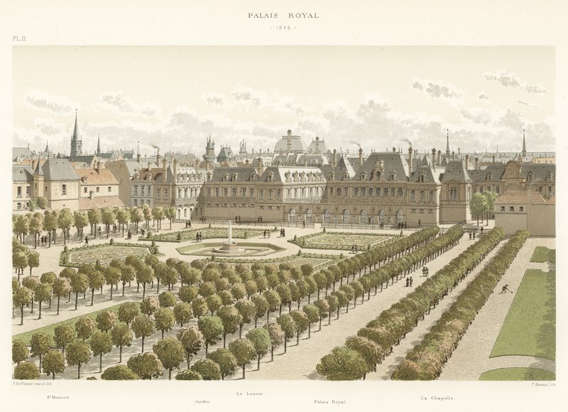 Det kongelige slott, 1645 av French School