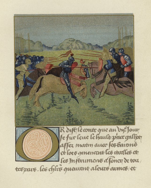 Palamedes i turneringen på Soreloys av French School