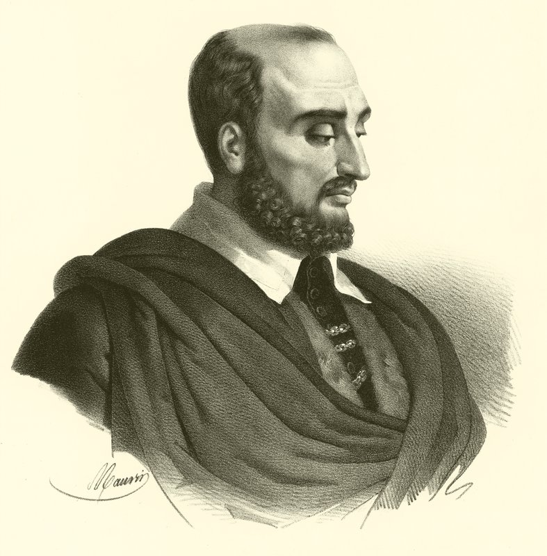 Paolo Caliari, kjent som Paolo Veronese, portrett (gravering) av French School