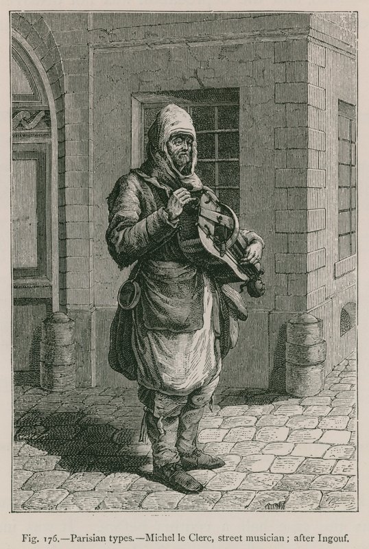 Parisian Types, Michel le Clerc, Gatemusiker; etter Ingouf av French School