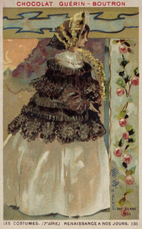 Parisisk mote, 1855 av French School
