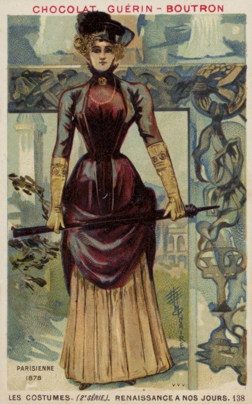 Parisisk mote, 1878 av French School