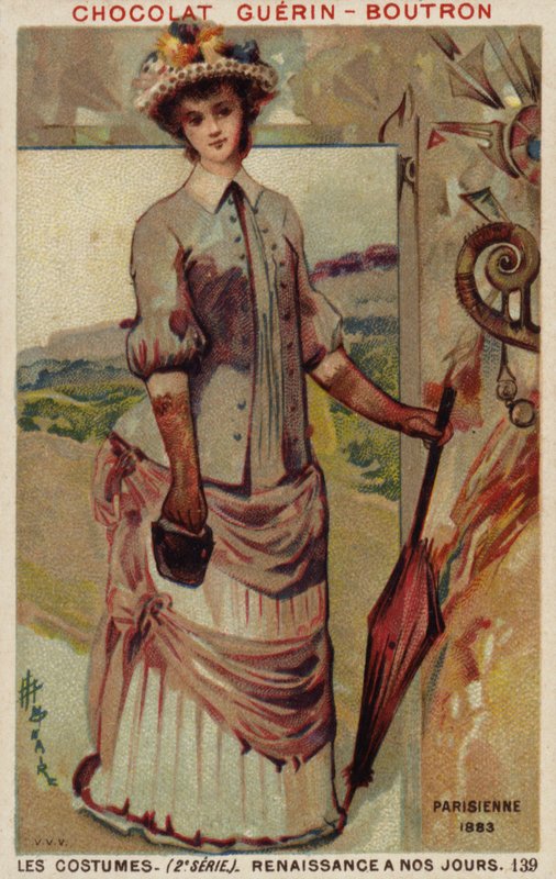Parisisk mote, 1883 av French School
