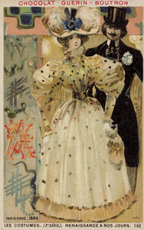 Parisiske moter, 1896 av French School