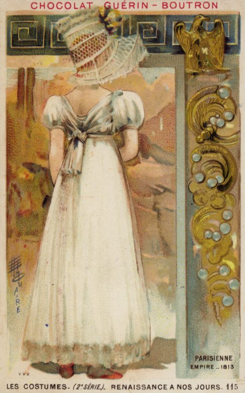Parisiske moter fra det første imperiet, 1813 av French School